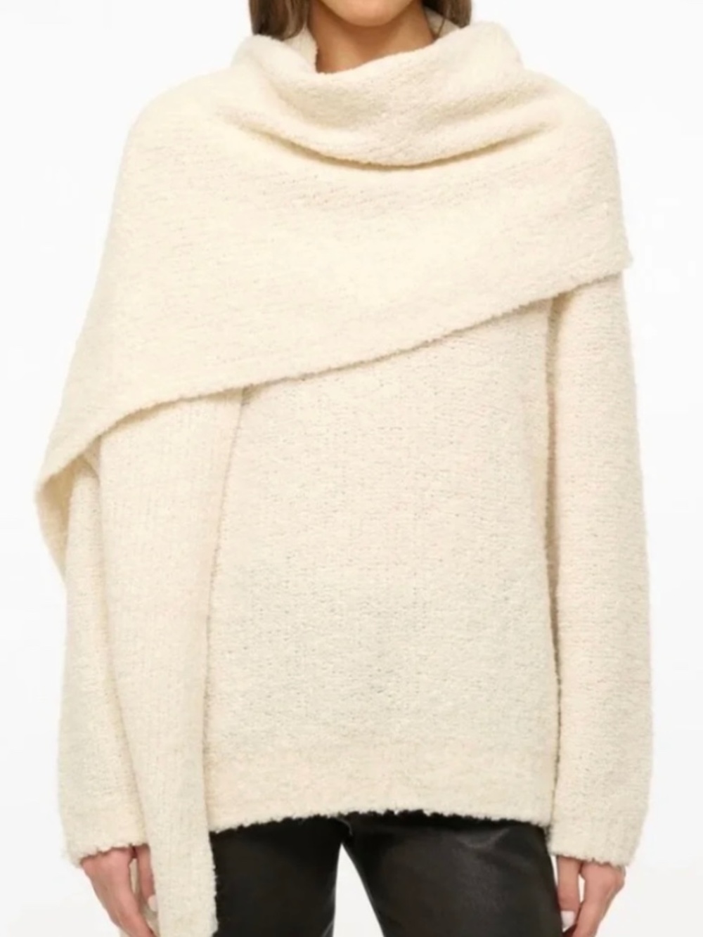 Staud Siren Sweater Ivory